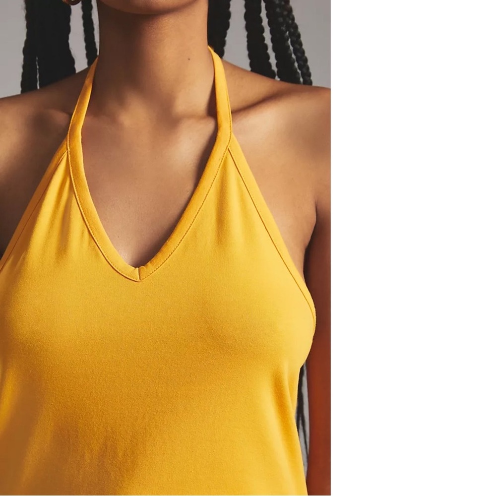 Anthropologie Maeve V-Neck Halter Top - Picture 3 of 10